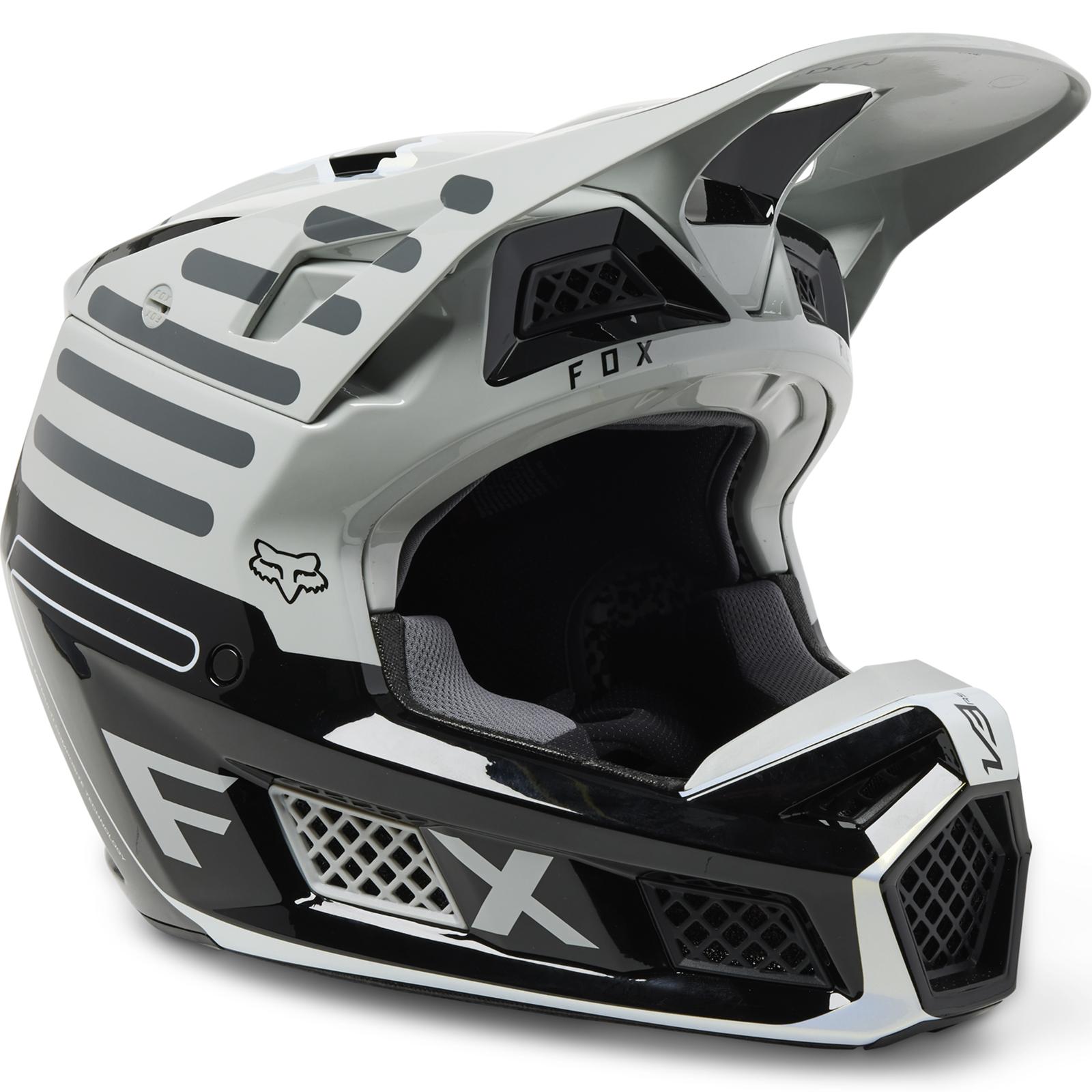 29642-172-XL - Fox Racing 2023 V3 RS Ryaktr Motocross Helmet XL Steel Grey
