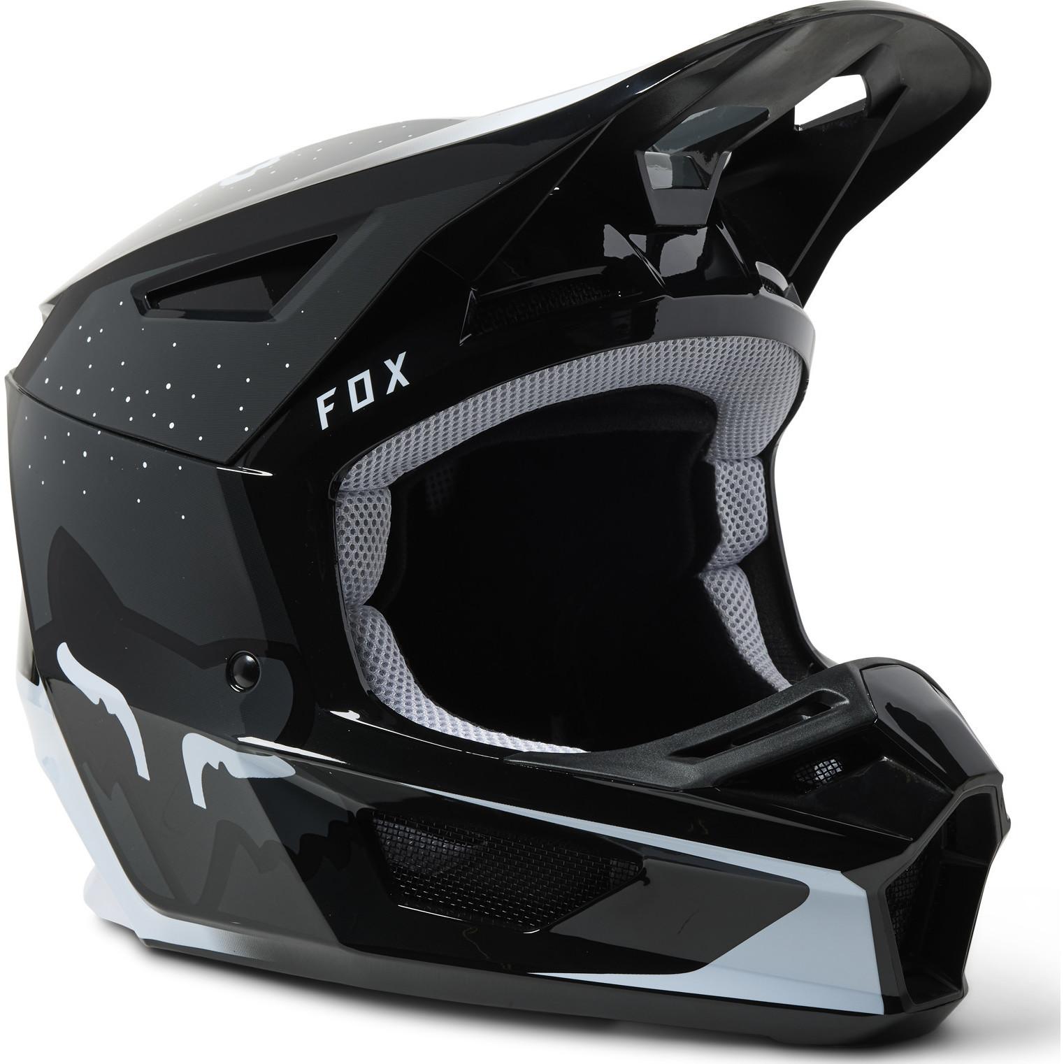 29650-001-2X - Fox Racing 2023 V2 Vizen Motocross Helmet XXL Black