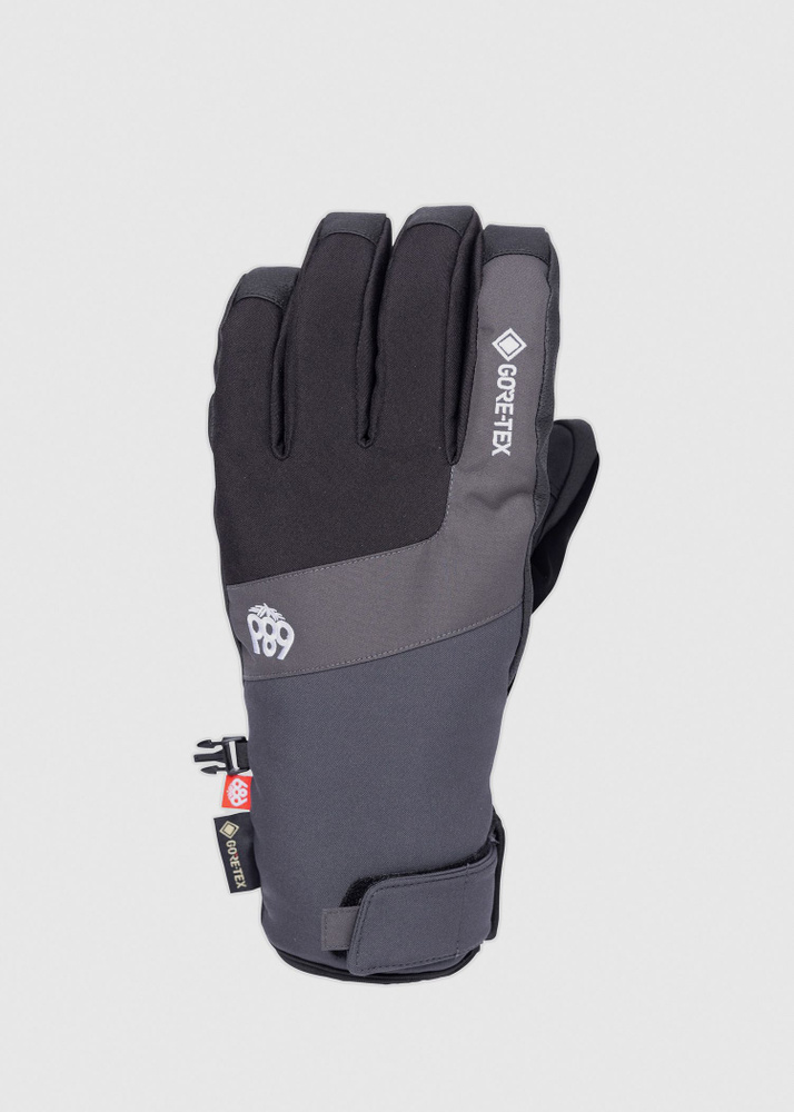 686 GORE-TEX Linear Under Cuff Gloves - Charcoal - S 1 686 GORE-TEX Linear Under Cuff Gloves - Charcoal - S
