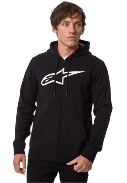 Alpinestars Ageless Zip V3 Hoodie Black White, Size: XXL
