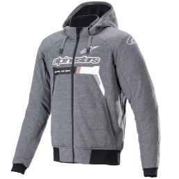 Alpinestars Chrome Ignition Hoodie Melange D/Grey White