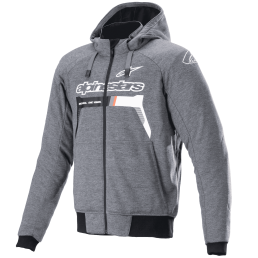 Alpinestars Chrome Ignition Hoodie Melange Dark Gray White, Size: XL 4 Alpinestars Chrome Ignition Hoodie Melange Dark Gray White, Size: XL