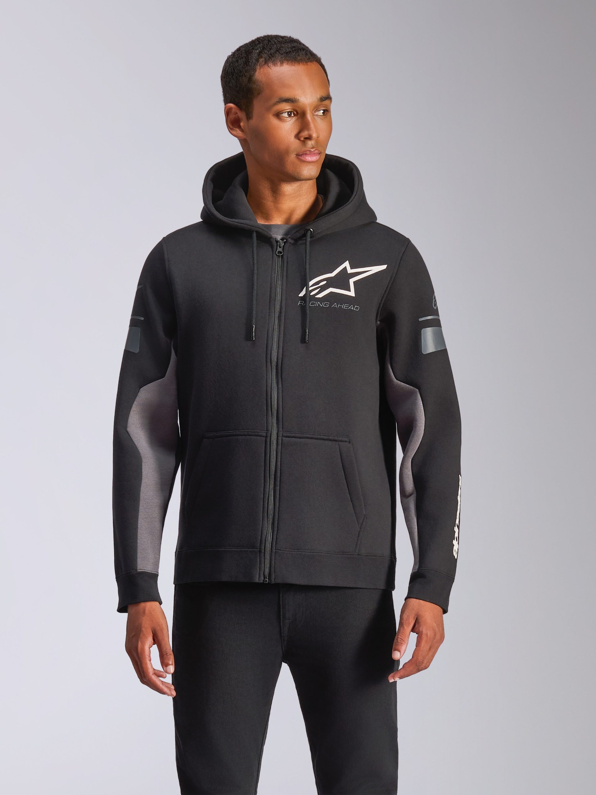Alpinestars Esemex Hoodie Black Charcoal, Size: XXL