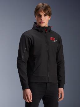 Alpinestars MM93 Radium Tech Hoodie Black Bright Red, Size: XXL