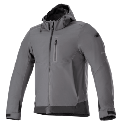 Alpinestars Neo Waterproof Hoodie Tar Gray Black, Size: XL