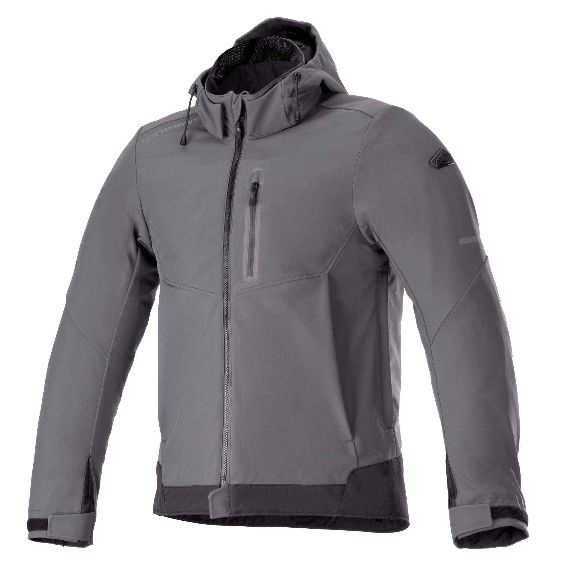 Alpinestars Neo Waterproof Hoodie Tar Gray Black, Size: XL
