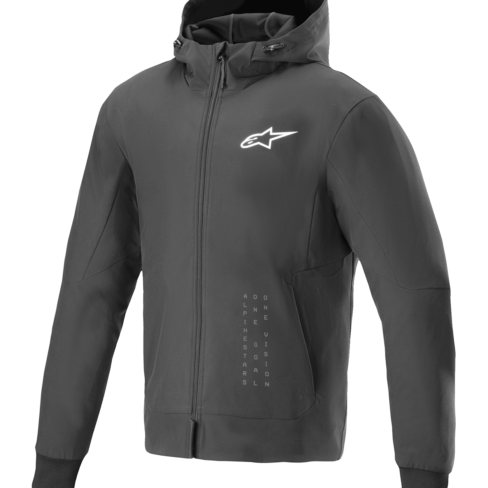 Alpinestars Radium Tech Hoodie Black White, Size: XXL