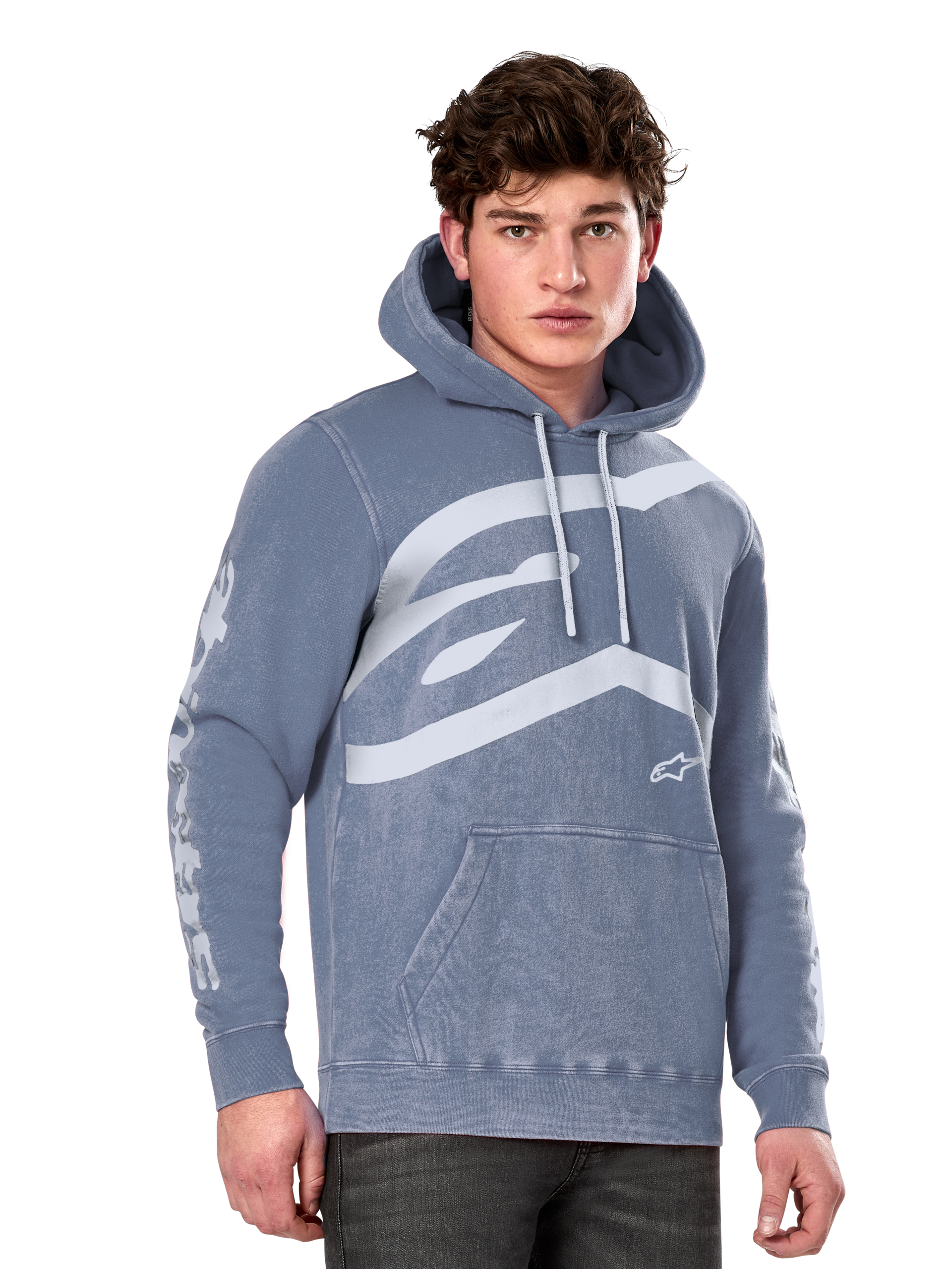 Alpinestars Unbound Hoodie Slate Blue, Size: XXL