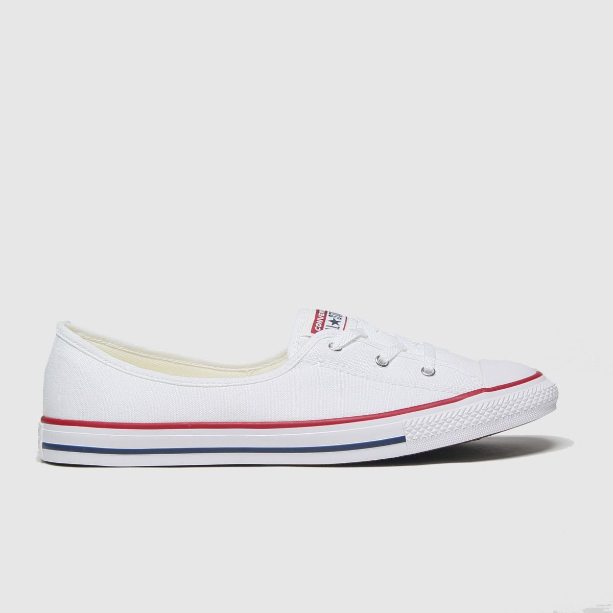 Converse All Star Ballet Lace Slip Trainers in White