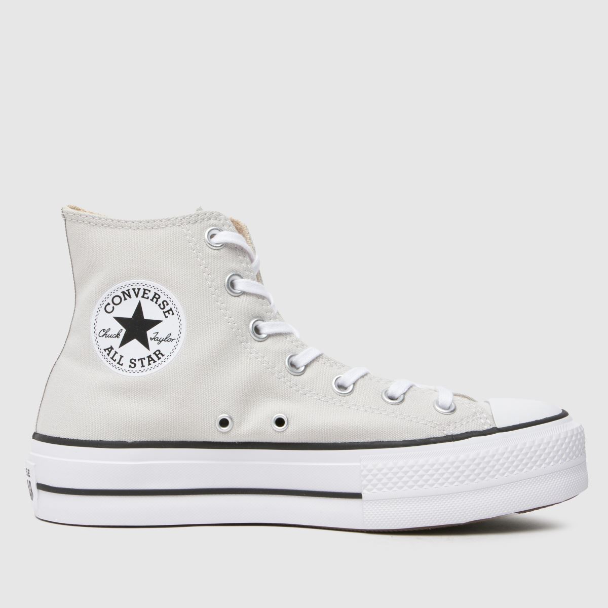 Converse All Star Lift Hi Trainers in Light Grey