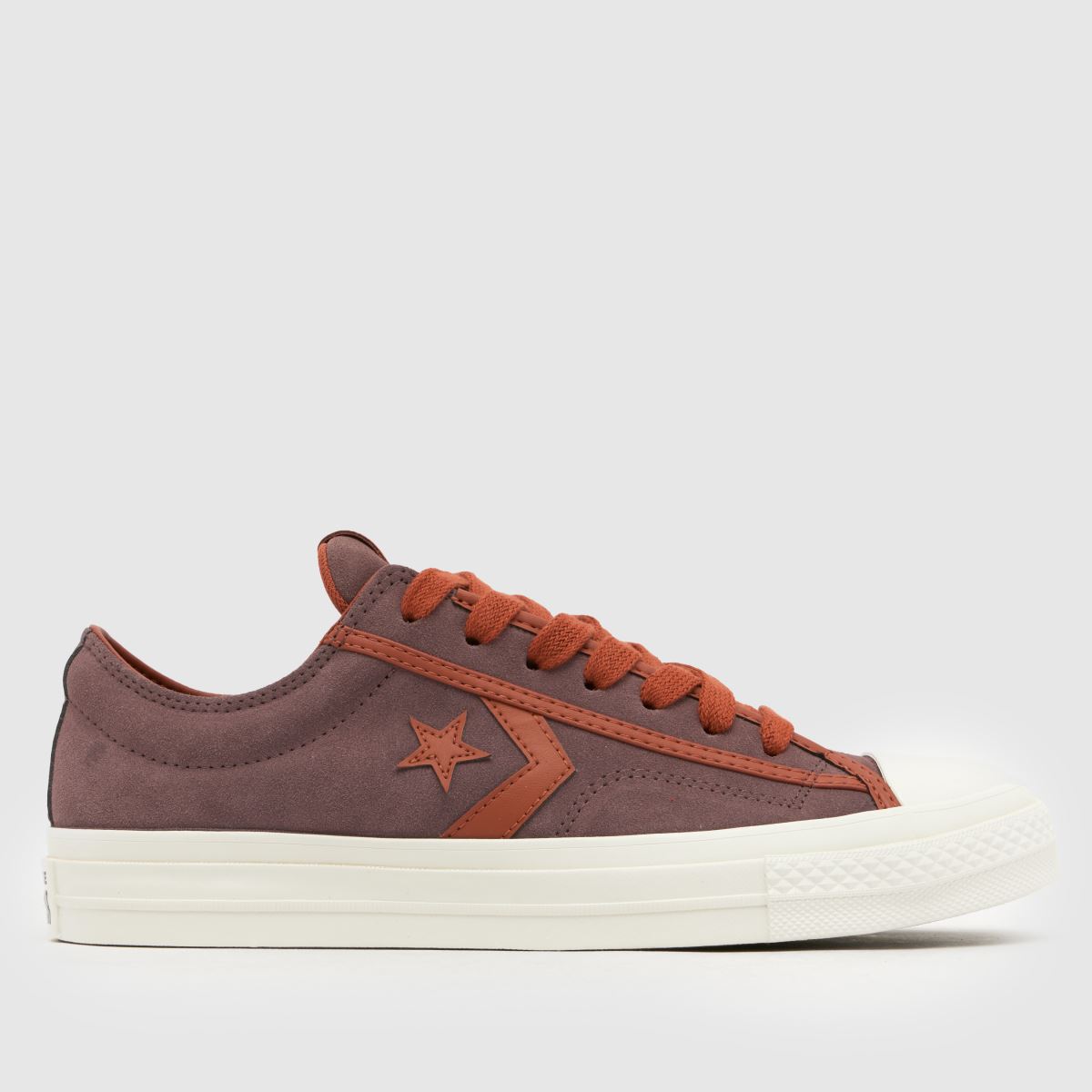 Converse Star Player 76 Suede Trainers in Mauve