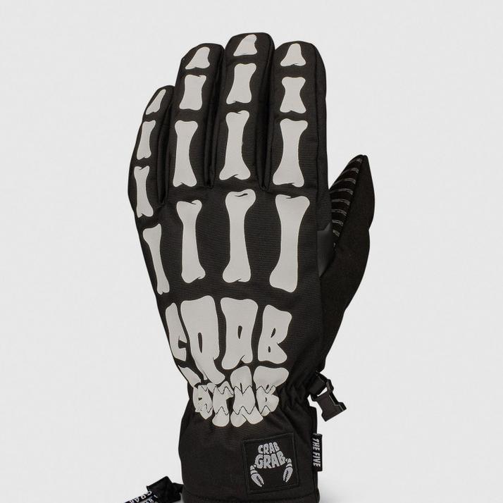 Crab Grab Five Gloves - Bones - XL