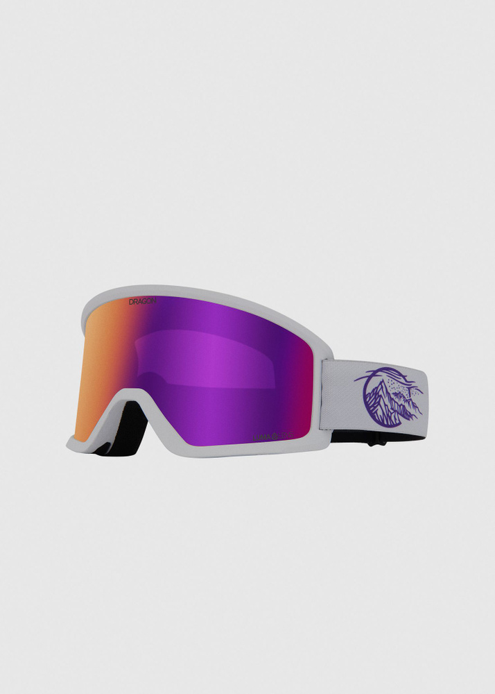 Dragon DX3 RP Roberts White / Lumalens Purple Ionized Goggles - RP Roberts White
