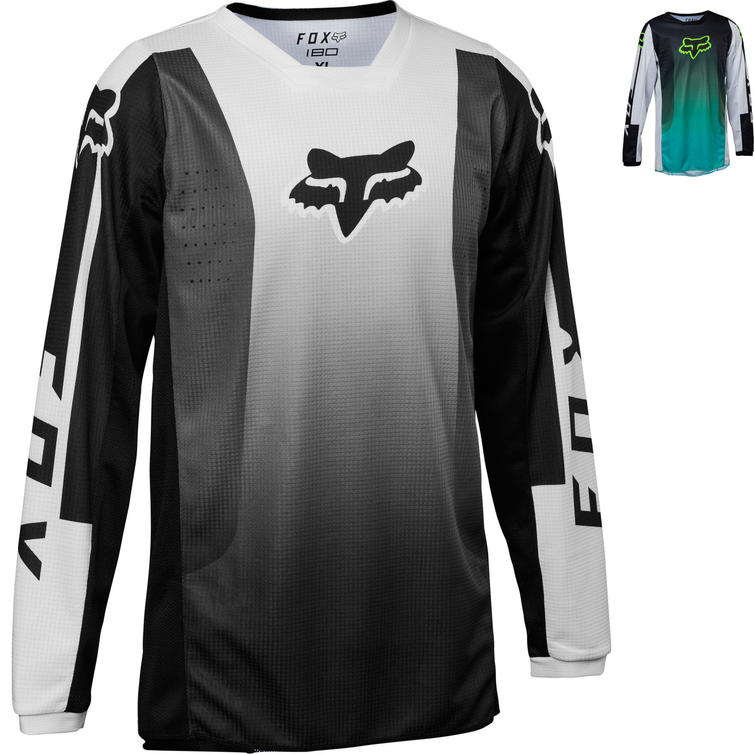 Fox Racing 2023 Youth 180 Leed Motocross Jersey - Teal - YS, Teal