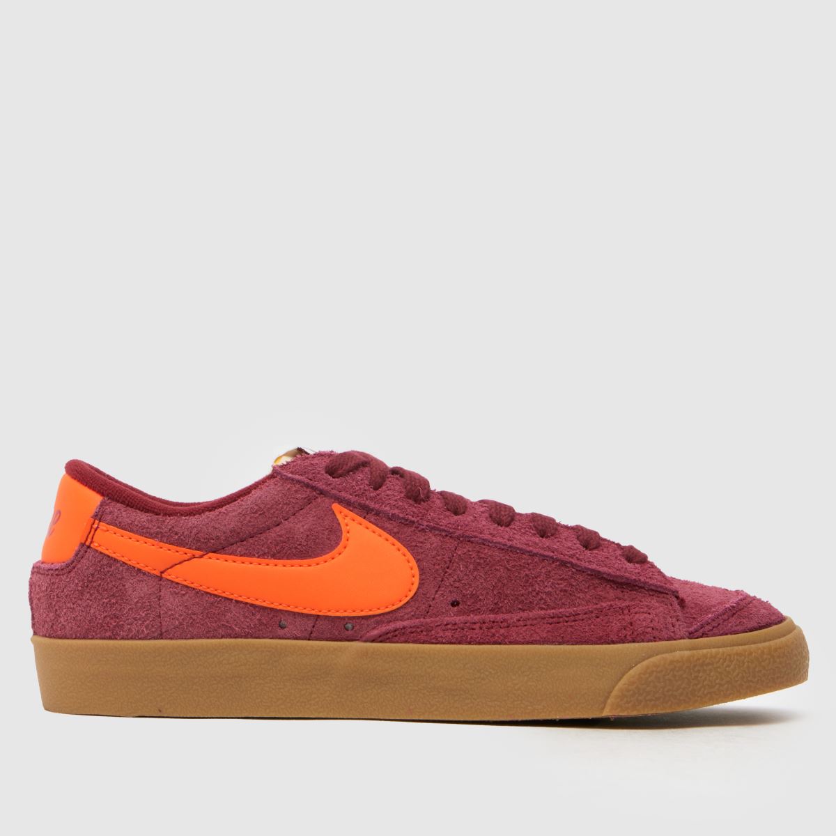 Nike Blazer Low 77 Vintage Trainers in Burgundy