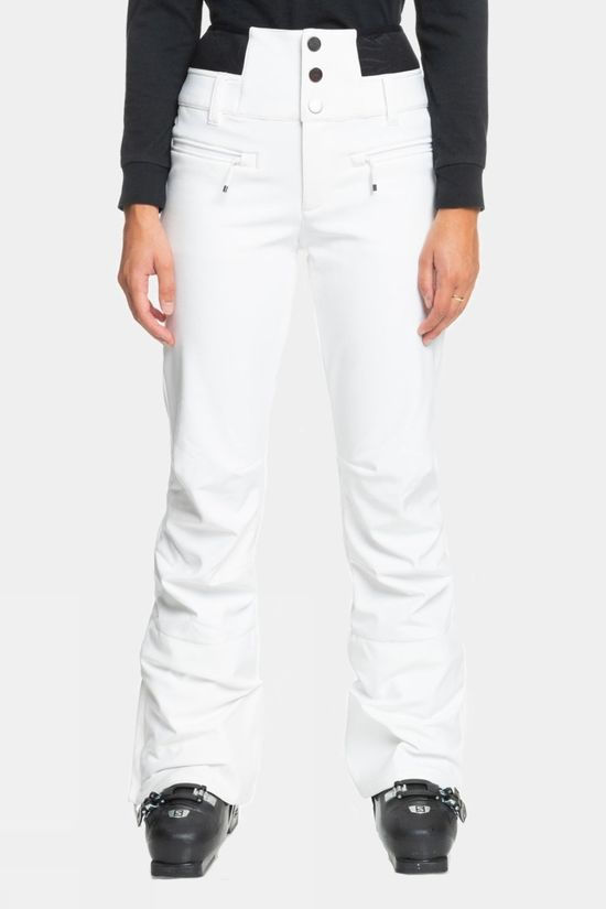 Roxy Womens Rising High Ski Pants - Regular - White