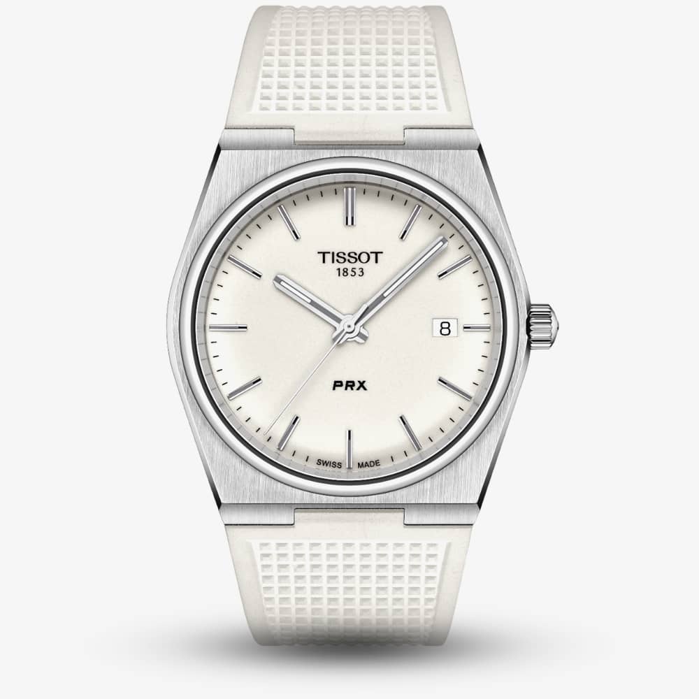 Tissot Mens PRX Cream Dial Watch T137 410 17 011 00 4forty co uk Tissot Mens PRX Cream Dial Watch T137 410 17 011 00 4forty co uk