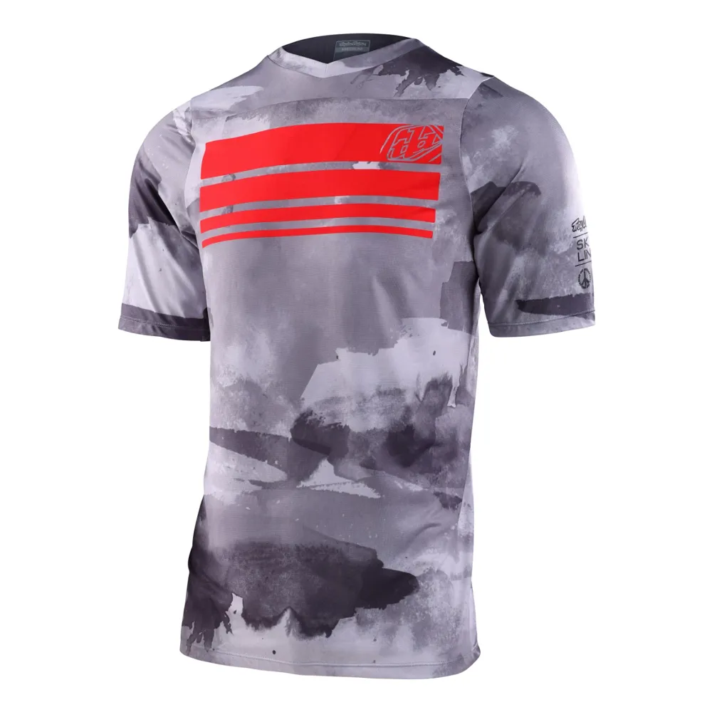 Troy Lee Designs Skyline SS MTB Jersey Blocks Cement