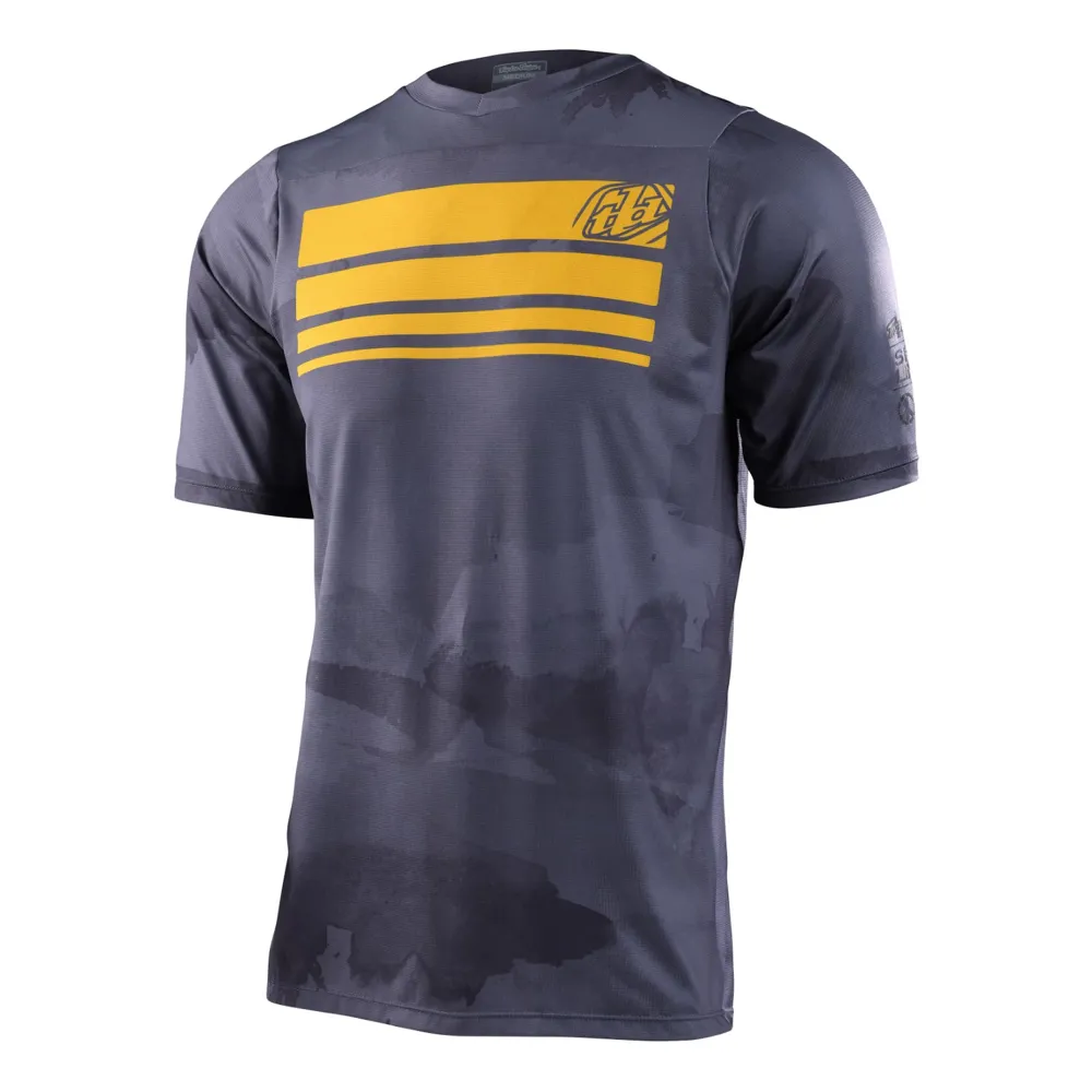 Troy Lee Designs Skyline SS MTB Jersey Blocks Charcoal