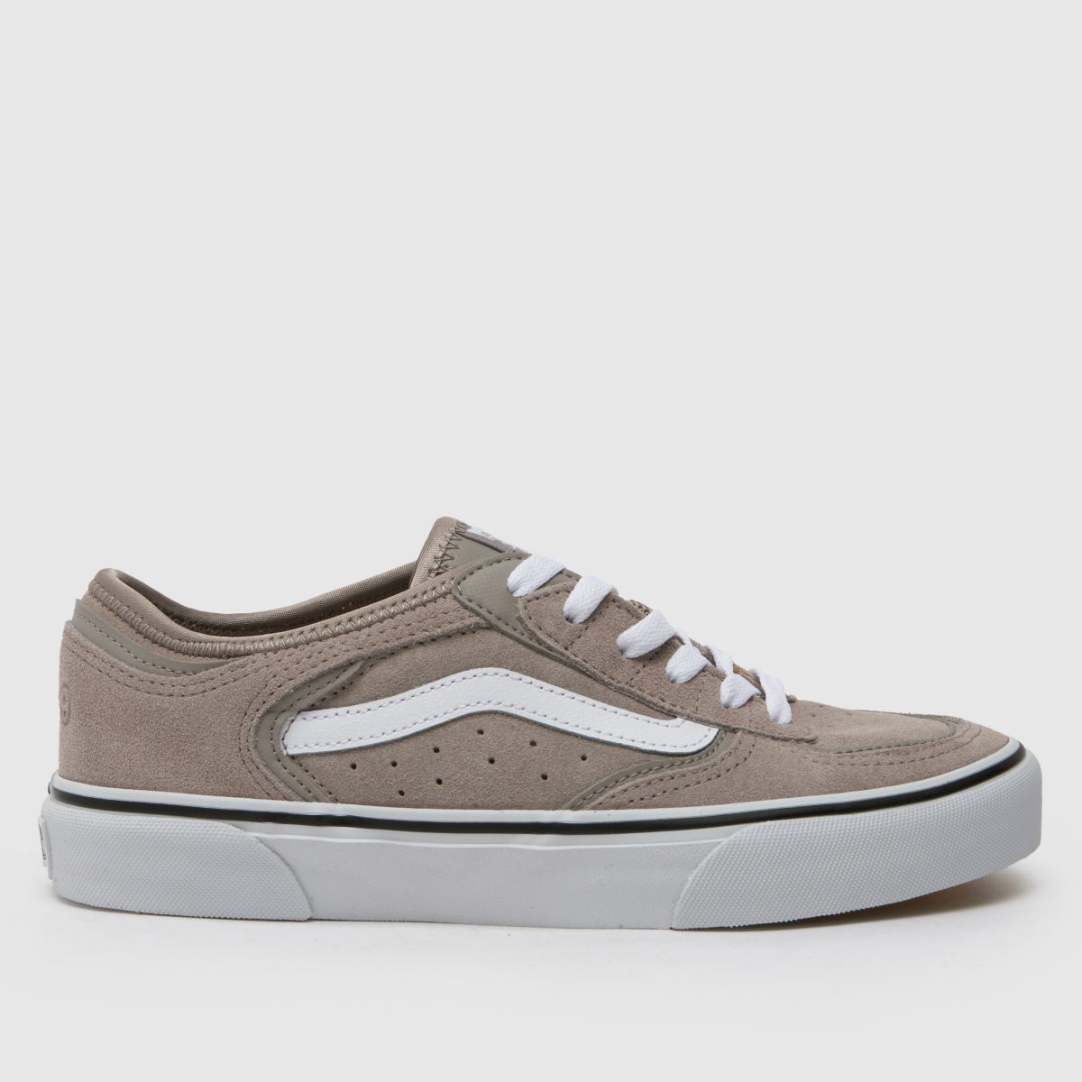 Vans Rowley Classic Trainers in White & grey
