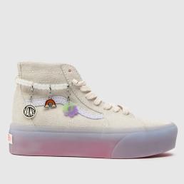 Vans Sk8-Hi Tapered Stackform Trainers in Stone