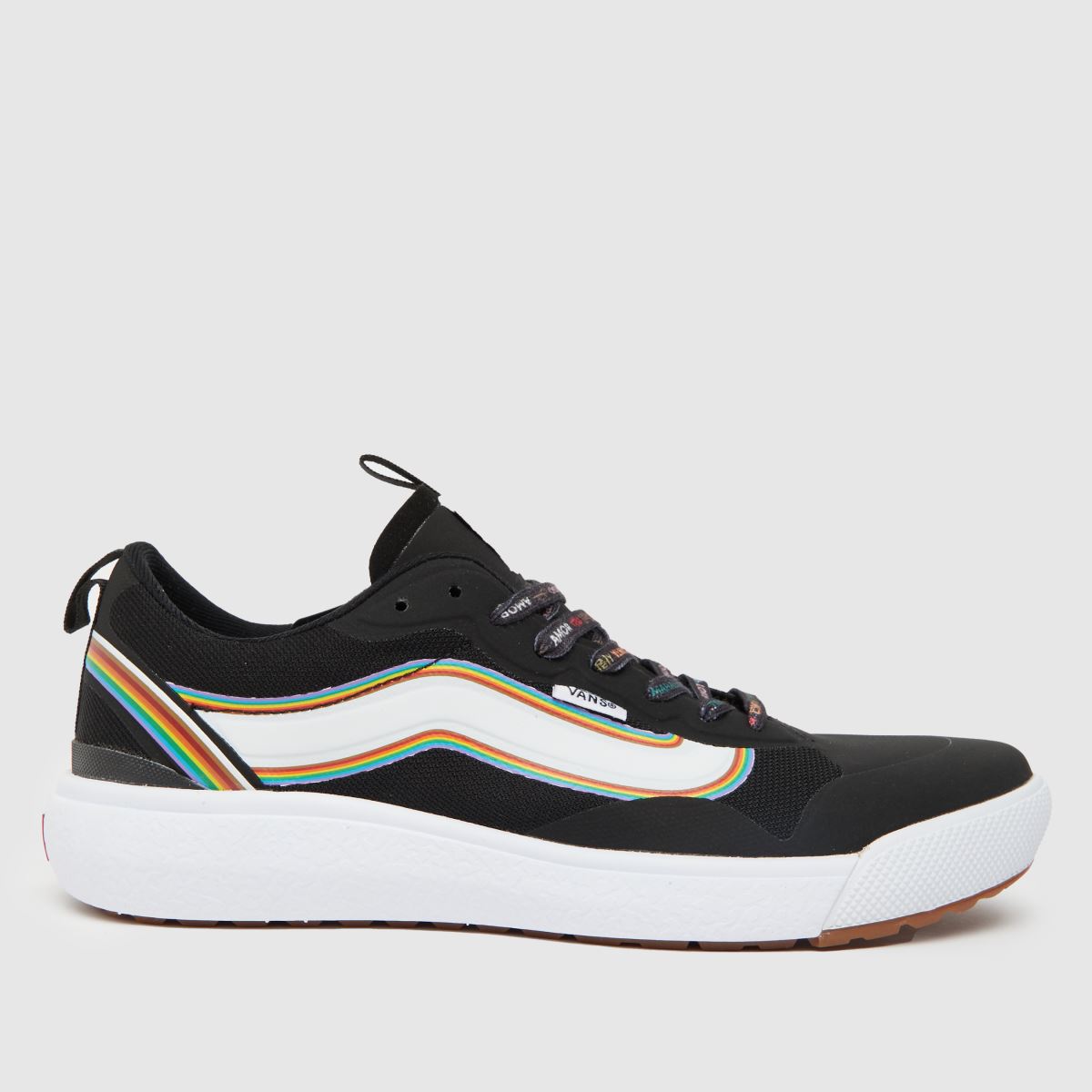 Vans Ultrarange Exo Pride Trainers in Black & White
