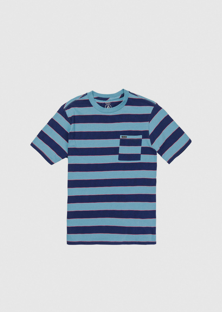 Volcom Maxer Stripe T-Shirt - Blueprint - S