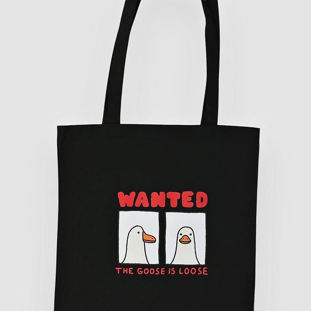 A.LAB Goose Is Loose Tote Bag black