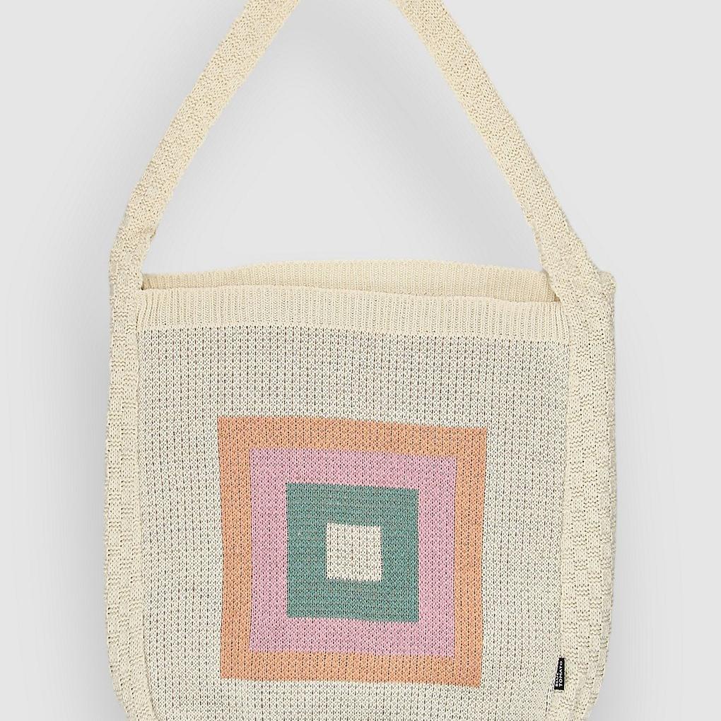 Blue Tomato Crochet Square Tote Bag marshmallow