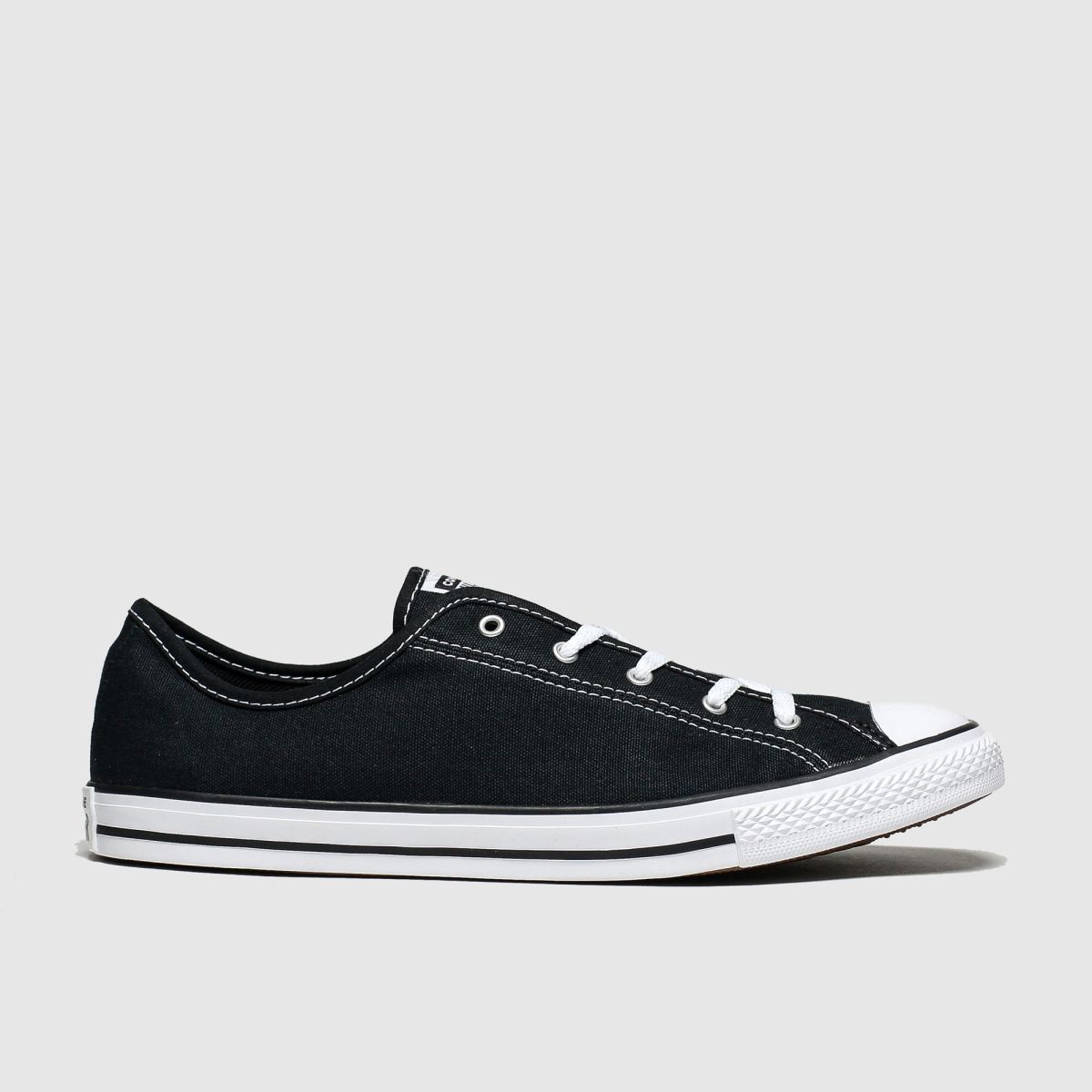 Converse All Star Dainty Ox Trainers in Black & White