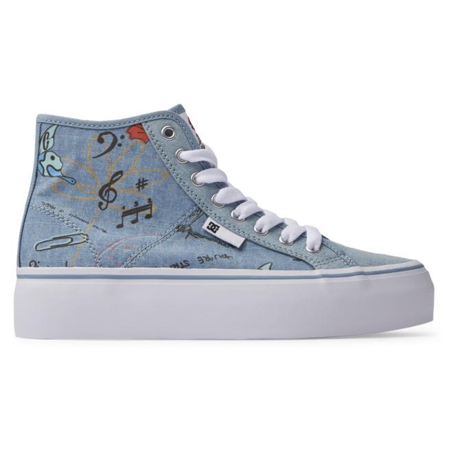 DC Shoes Manual Hi Platform - High-Top Shoes for Women