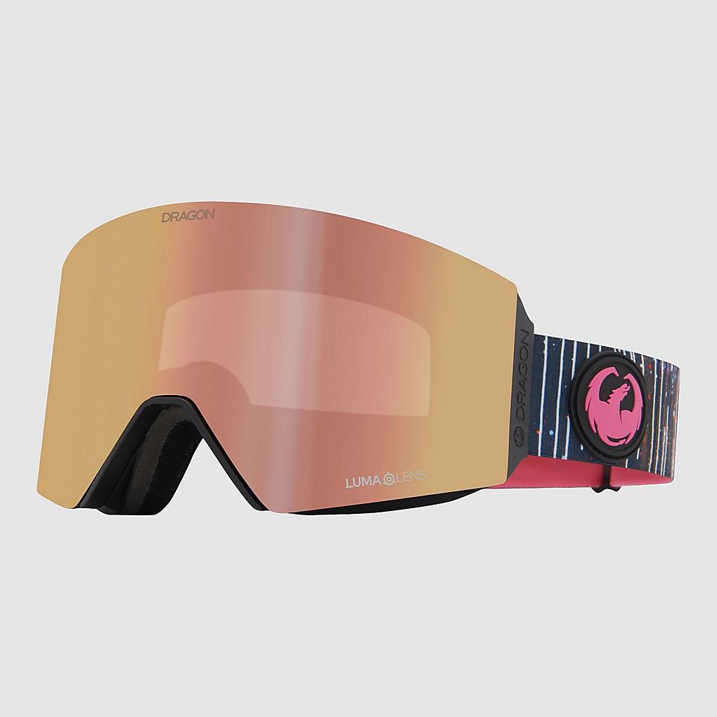 Dragon DR RVX Mag OTG Iguchi24 +Bonus Lens Goggle llrosegoldion+llmidnight