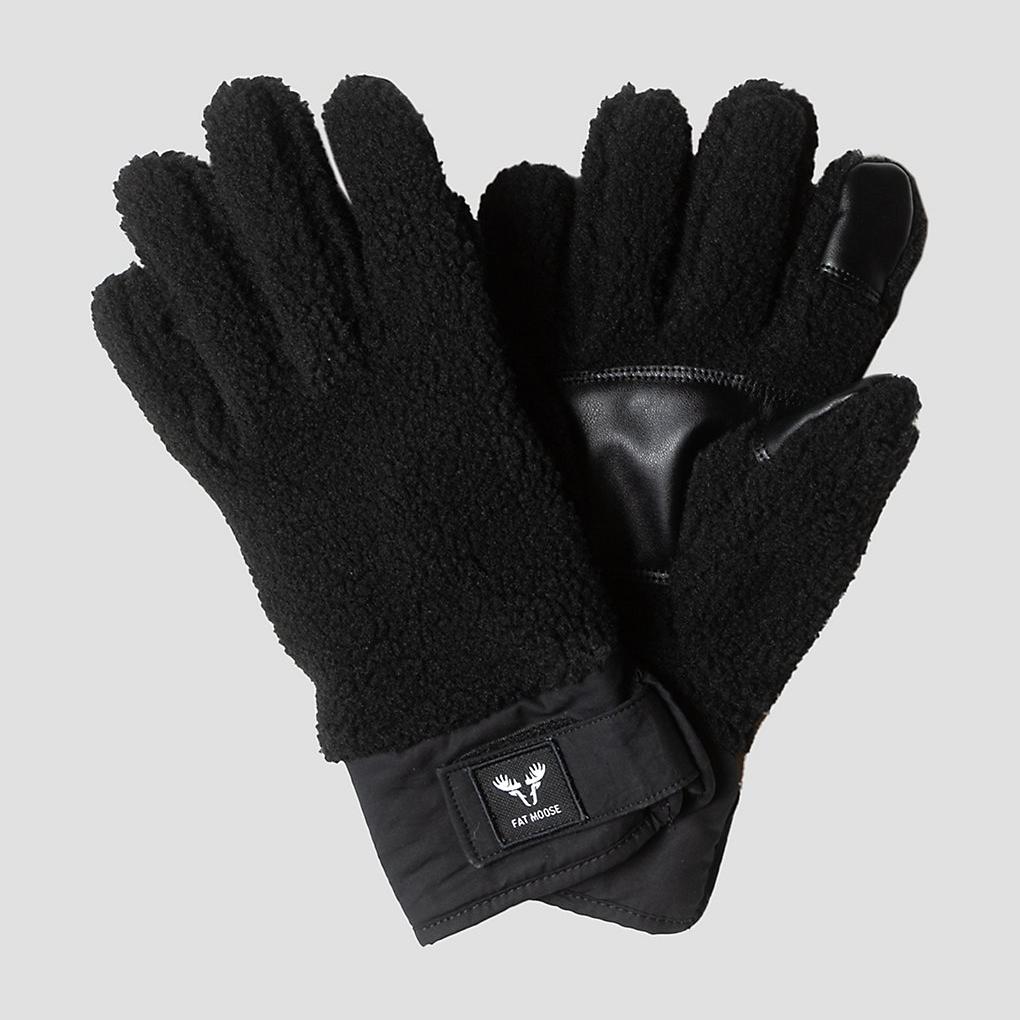 Fat Moose Pile Gloves black