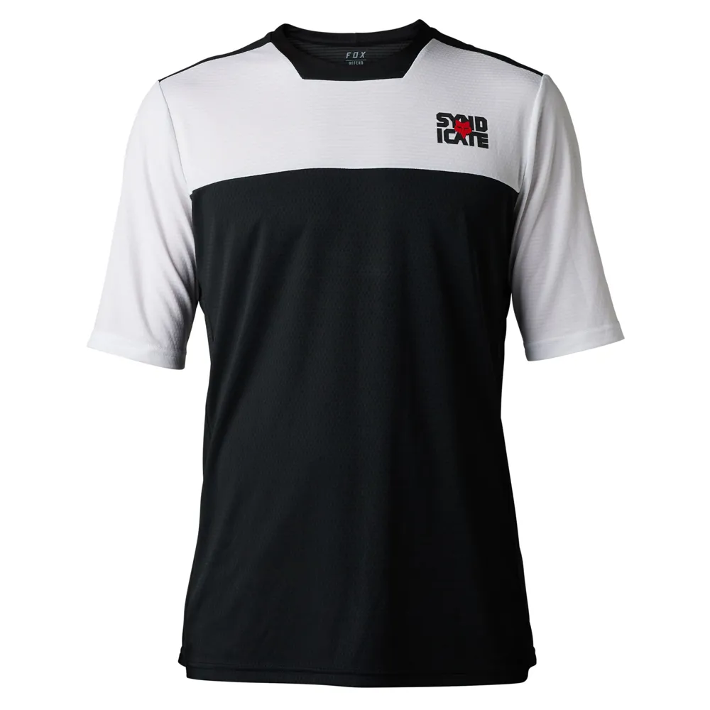 Fox Defend Syndicate SS MTB Jersey White/Black