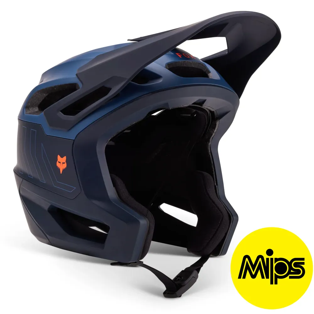 Fox Dropframe Pro Runn MIPS MTB Helmet Indigo