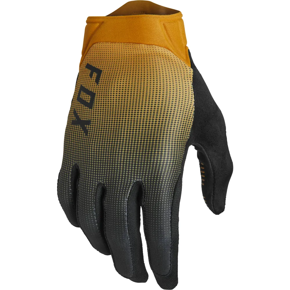 Fox Flexair Ascent MTB Gloves Gold