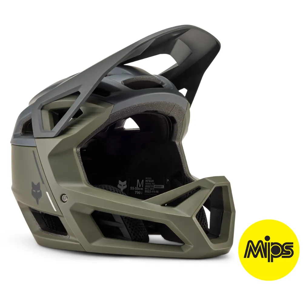 Fox Proframe Fullface MIPS MTB Helmet Clyzo Olive Green