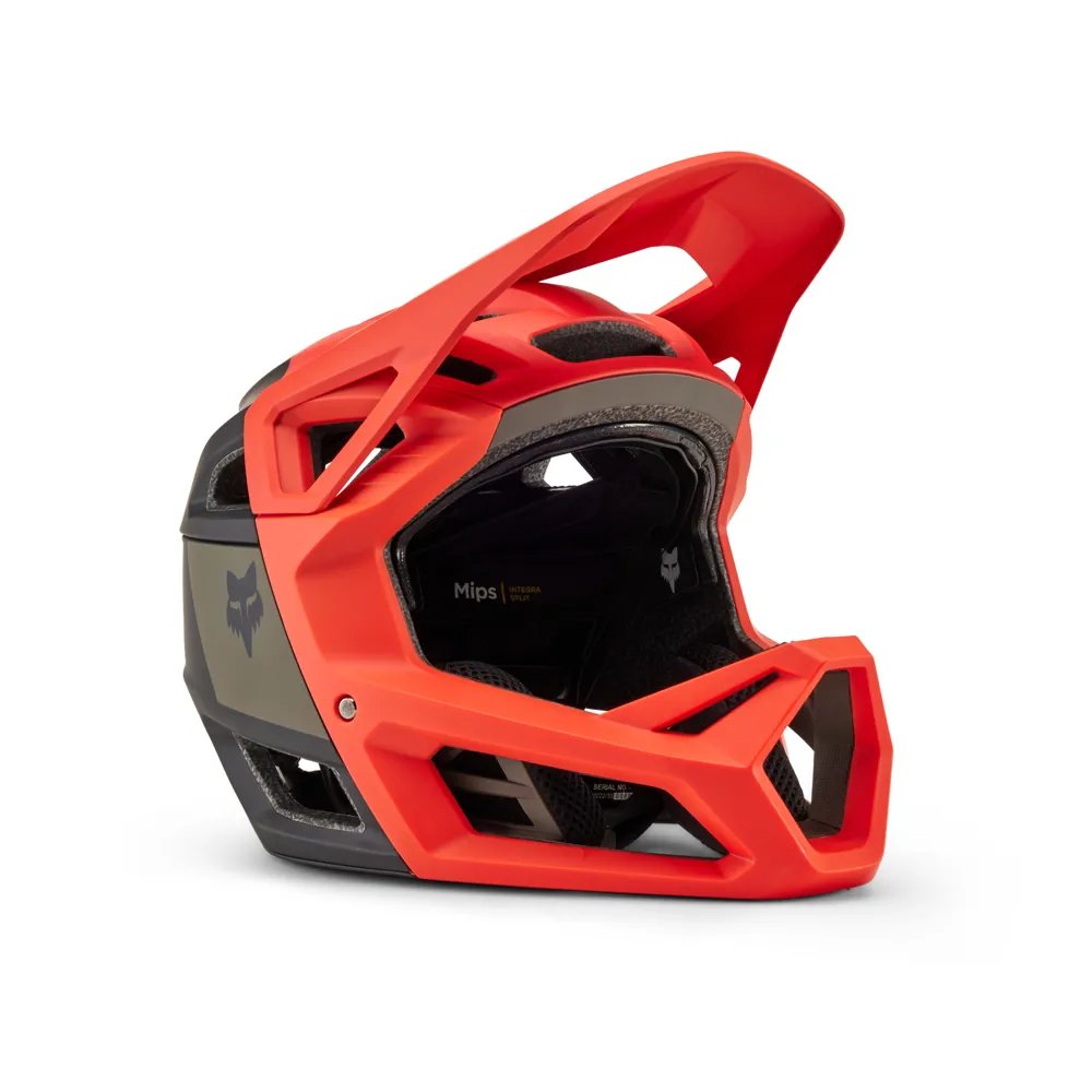 Fox Racing Proframe RS NUF Helmet Orange Flame