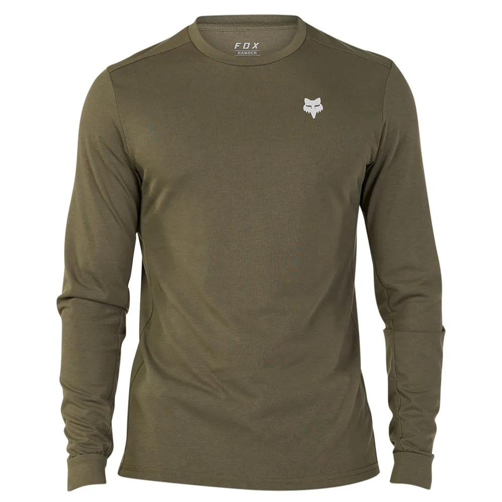 Fox Ranger DriRelease MD TRED LS MTB Jersey Olive Green