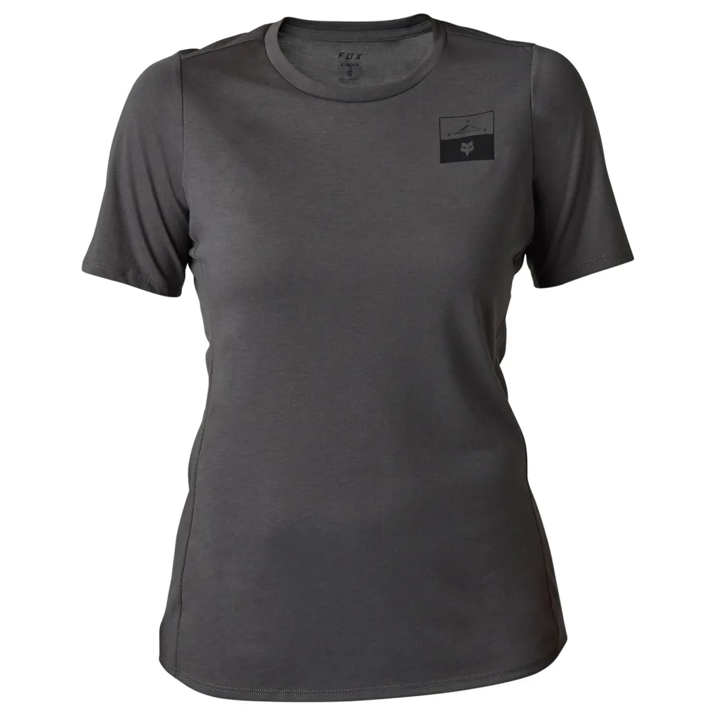 Fox Ranger FRACT DriRelease Womens SS MTB Jersey Pewter