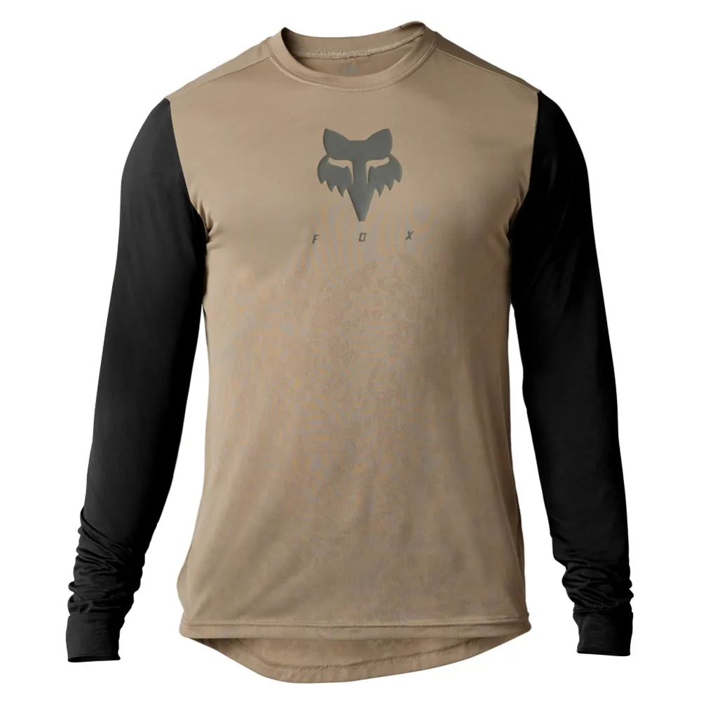 Fox Ranger Tru Dri LS MTB Jersey Mocha