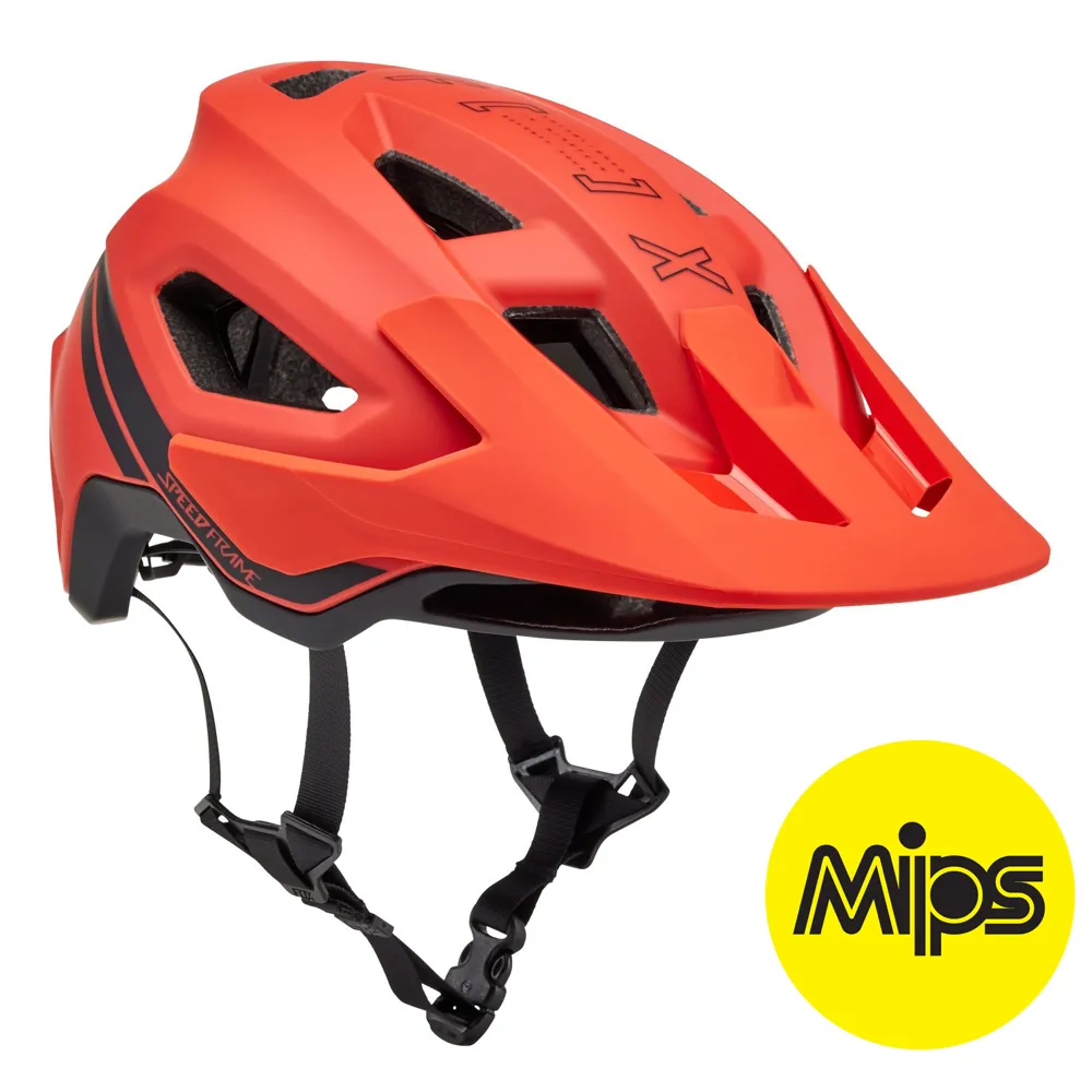 Fox Speedframe MIPS MTB Helmet Racik Orange Flame