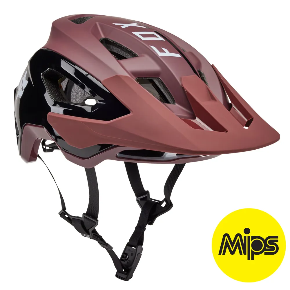 Fox Speedframe Pro MIPS MTB Helmet Blocked Cordovan
