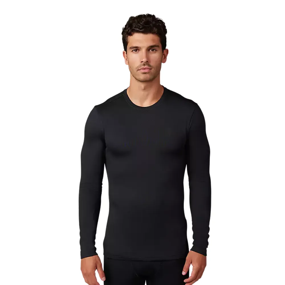 Fox Tecbase Fire LS Shirt Black