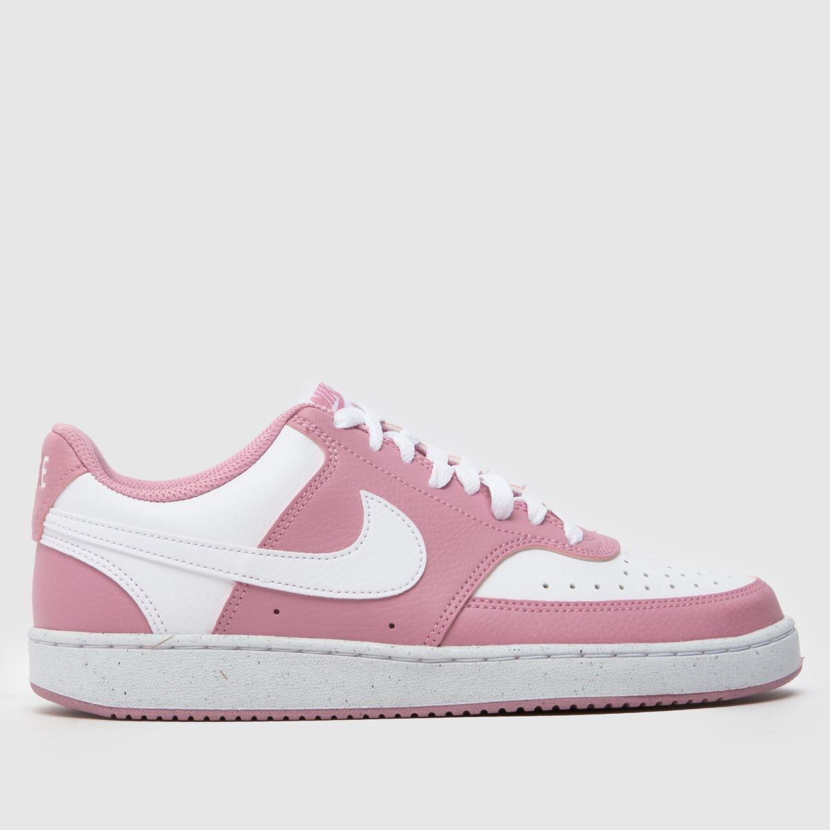 Nike Court Vision Trainers in White & Pink