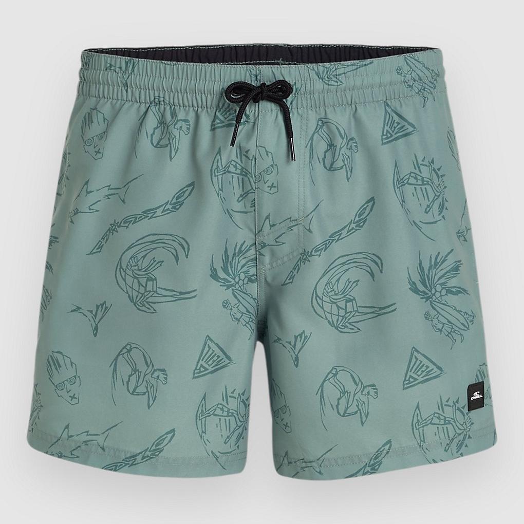 O'Neill Mix & Match Cali Print 15'' Boardshorts green vintage surfer