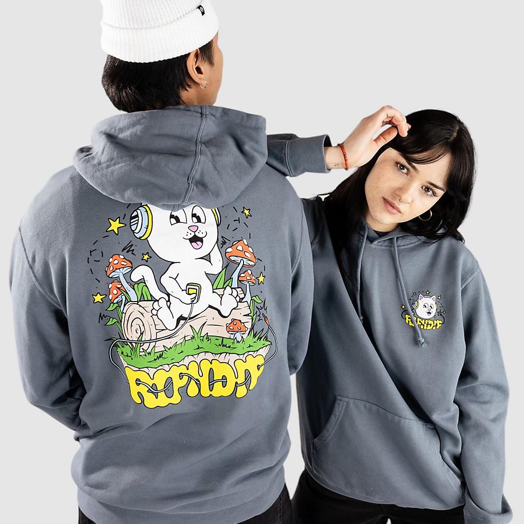 RIPNDIP Shroom Song Hoodie charcoal