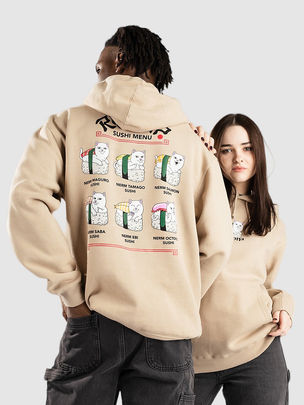 RIPNDIP Sushi Nerm Hoodie sand 8 RIPNDIP Sushi Nerm Hoodie sand