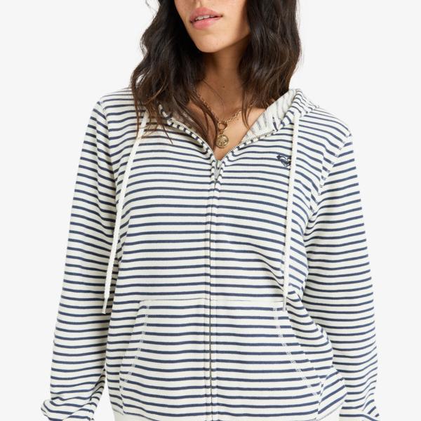 Roxy Perfect Stripe - Striped Zip Hoodie For Women