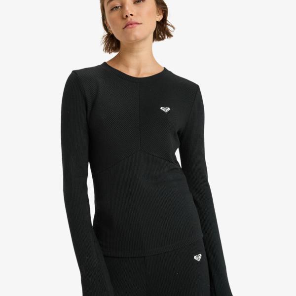 Roxy Rise & Vibe New Rib - Sport Long Sleeve Top For Women